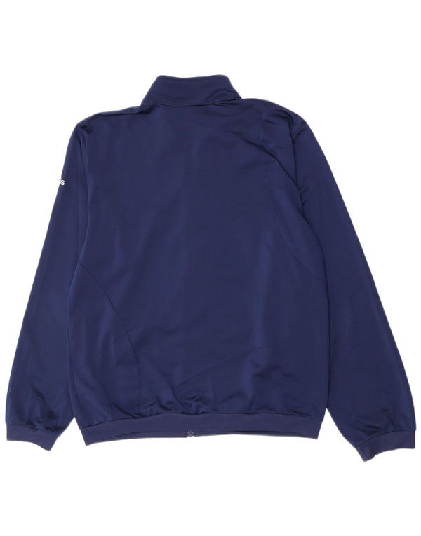 Adidas Veste de survêtement graphique pour homme UK 44/46 Large Bleu marine Polyester