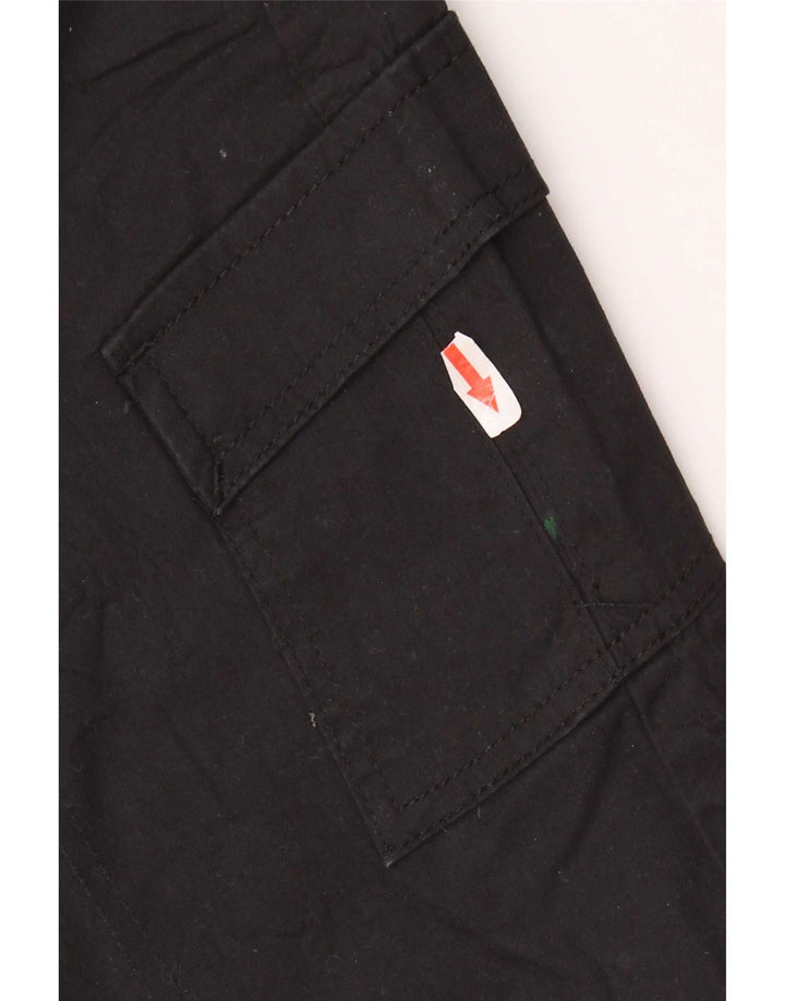 Lee Short cargo taille moyenne pour femme US 6 Medium W30 Noir Coton