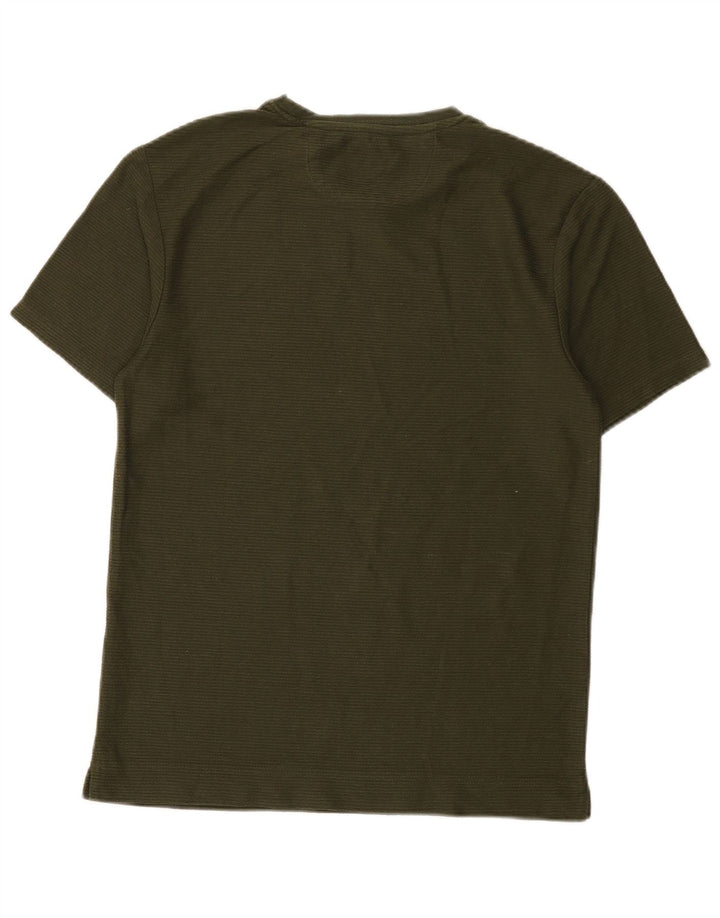 Zara T-Shirt Homme Haut Petit Vert