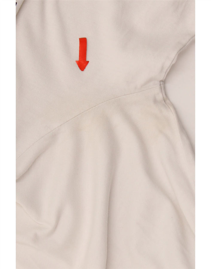 Converse Haut graphique à manches longues pour homme en coton blanc moyen