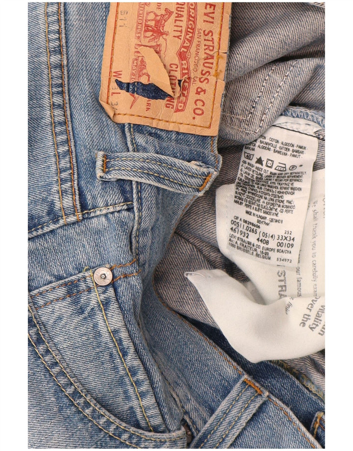 Levi's Jean Slim 511 Homme Bleu Coton W33 L34