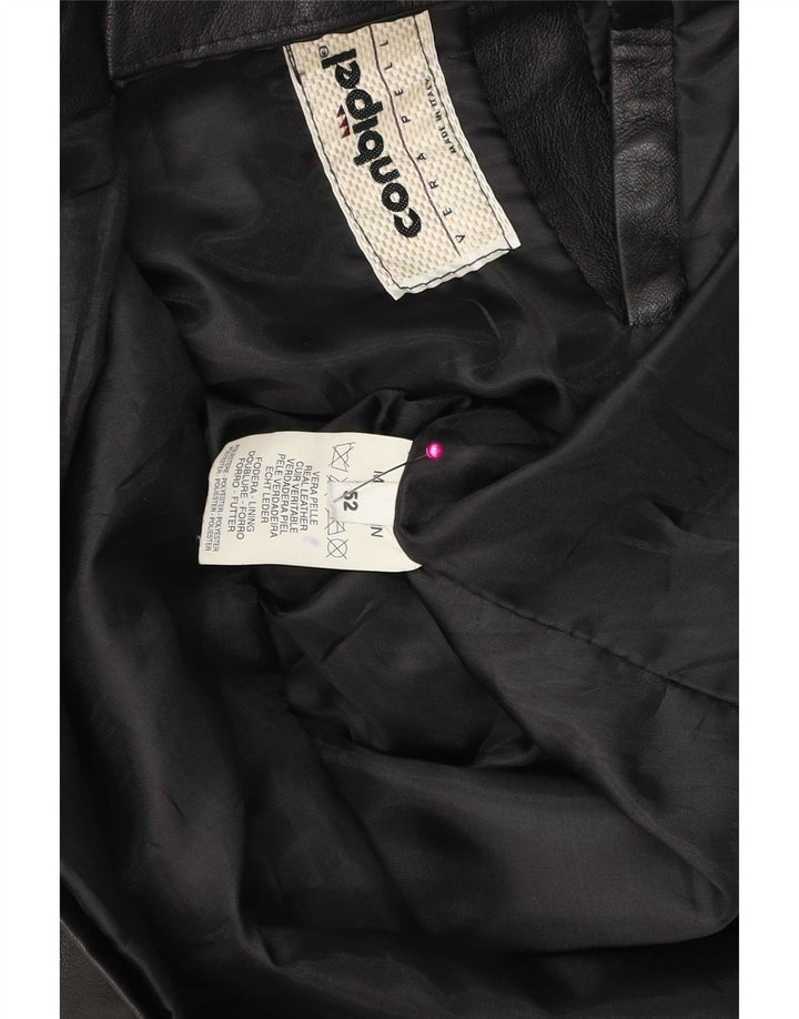 Conbipel Veste en Cuir Homme IT 52 Grand Cuir Noir