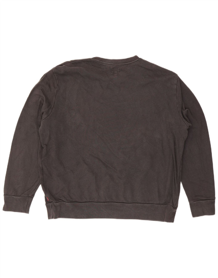 Levi's Sweatshirt Graphic Sweatshirt Jumper 2XL Homme Noir Coton
