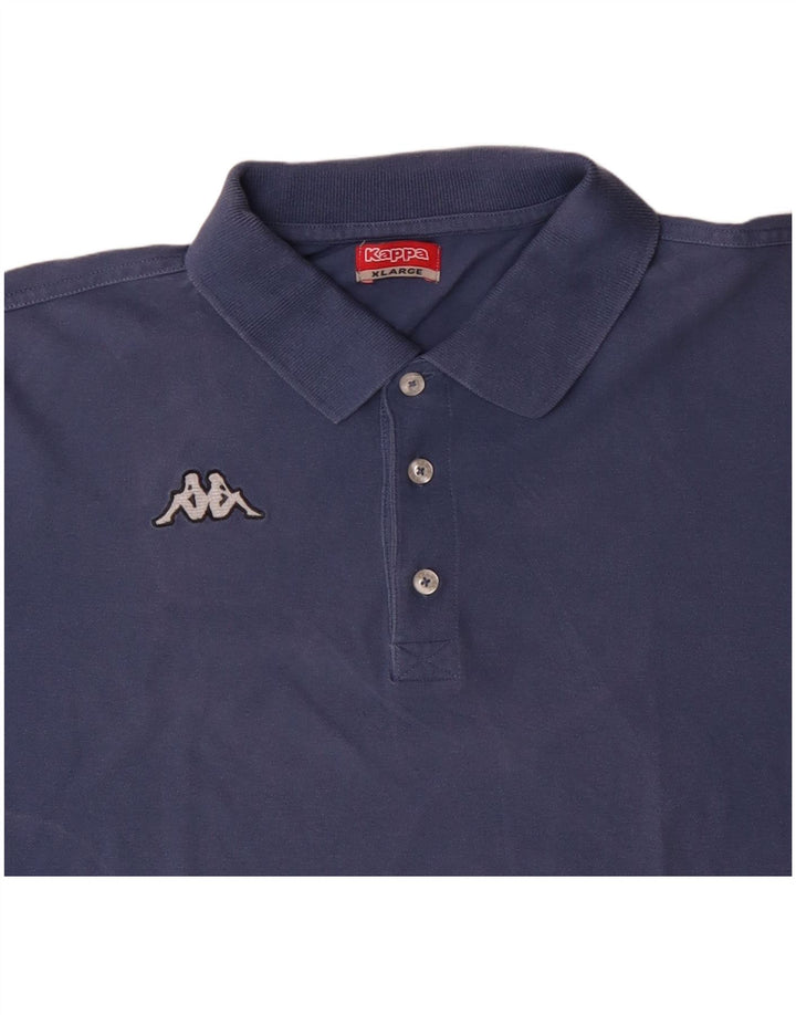 KAPPA Polo Homme XL Bleu Coton