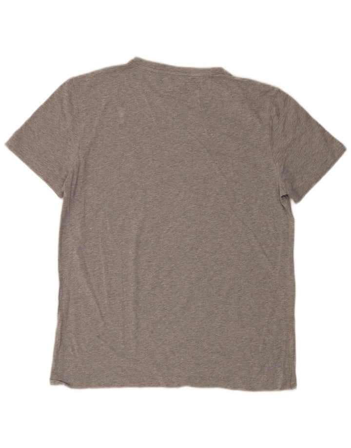 Tommy Hilfiger T-Shirt Homme Haut Large Gris Moucheté