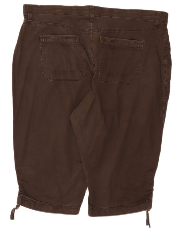 Lee Short décontracté pour femme US 20 3XL W40 Marron Coton