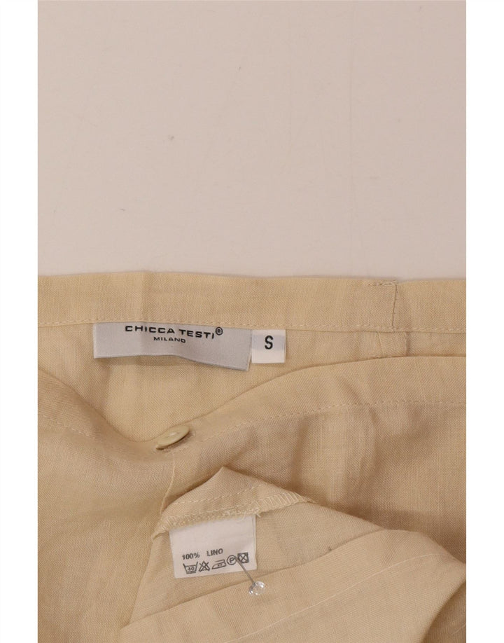 Chicca Testi Jupe Maxi Portefeuille Femme Petit W26 Lin Beige