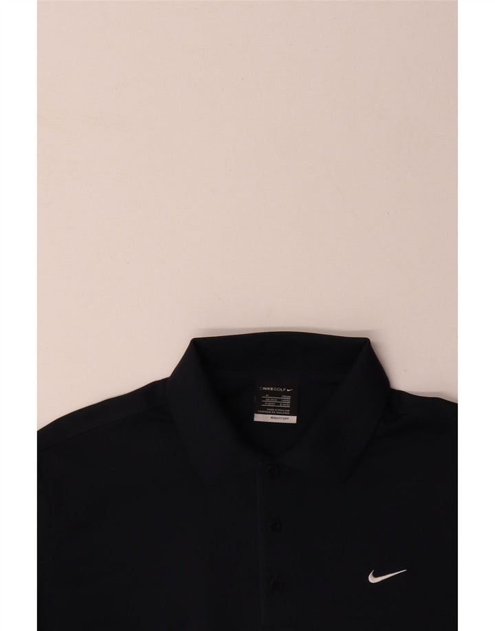 NIKE Polo Homme Bleu Marine Moyen