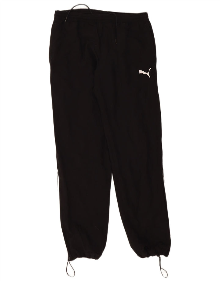 Puma Pantalon de survêtement pour homme Taille S Noir Colorblock Polyester