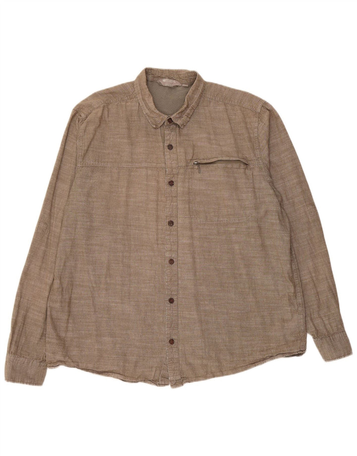 Mountain Warehouse Chemise Homme 2XL Gris Coton