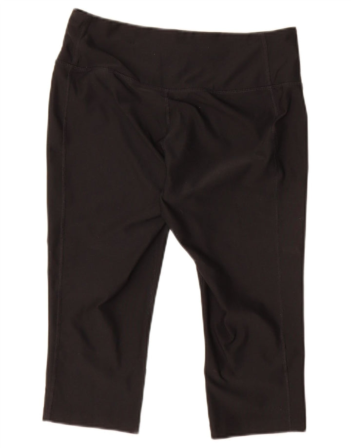 Nike Legging Capri Femme UK 10 Petit Noir Polyester