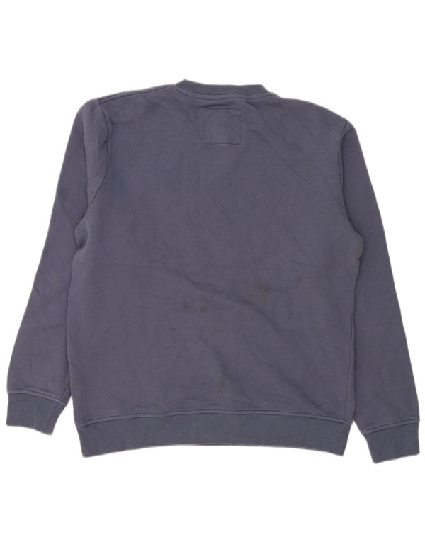 Crew Clothing Sweat-Shirt Homme Bleu Moyen Coton