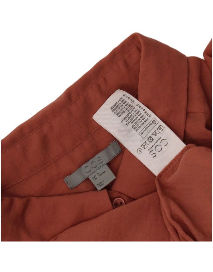 Cos Robe chemise surdimensionnée pour femme EU 36 Petit Orange Polyester