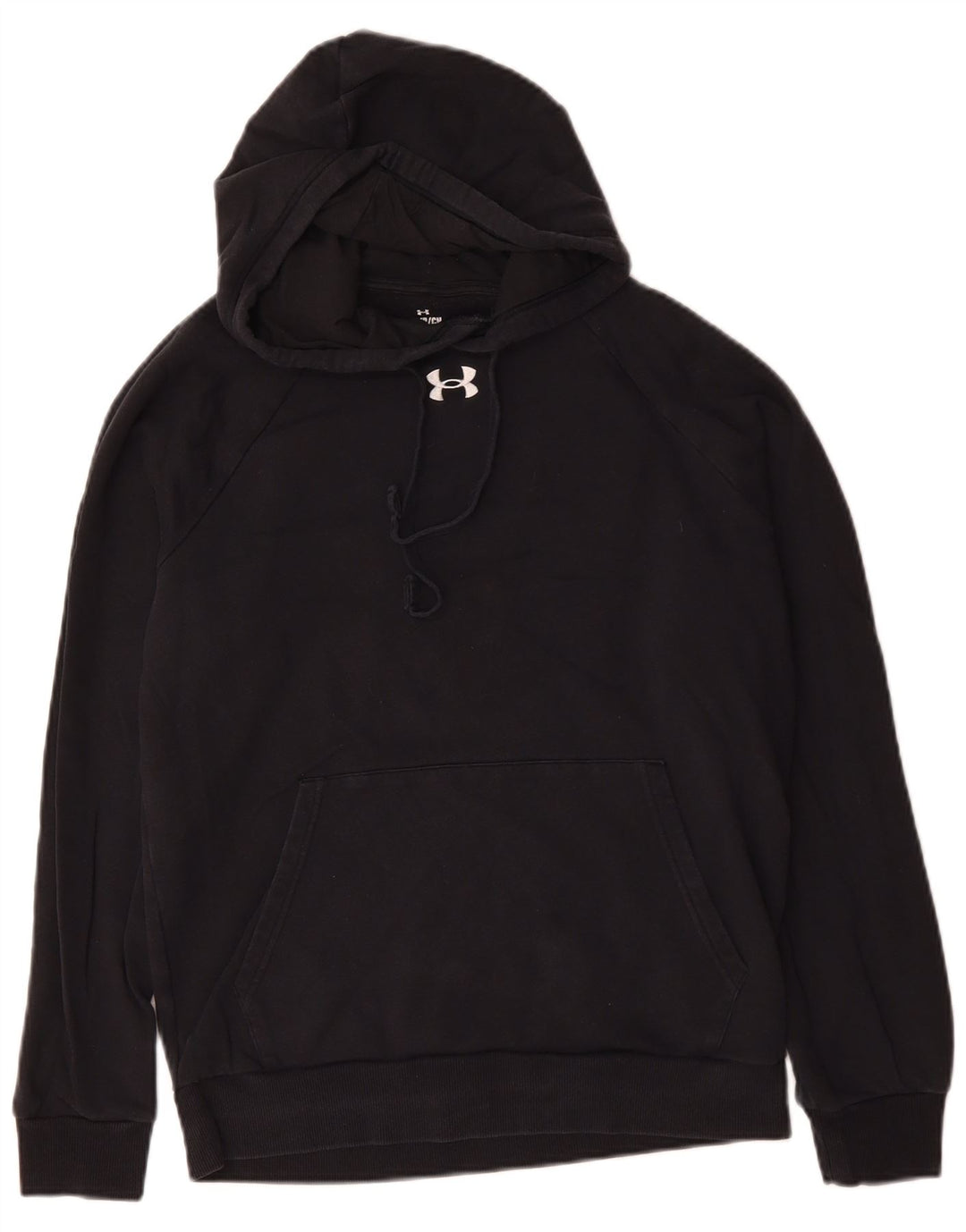 Under Armour Pull à capuche pour homme Petit coton noir