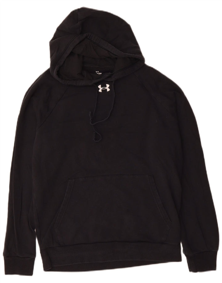 Under Armour Pull à capuche pour homme Petit coton noir