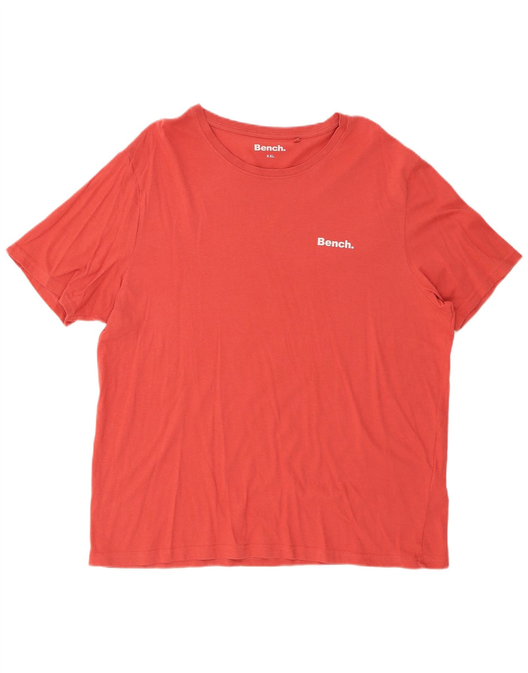 BENCH T-Shirt Femme Top UK 20 2XL Rouge Coton