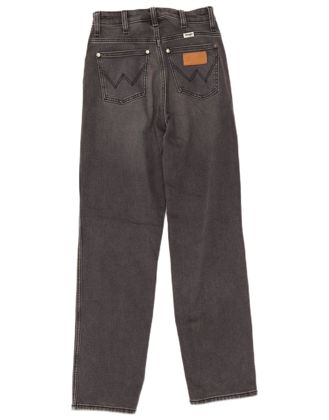 Wrangler Jean Mom Droit Femme W25 L32 Gris Coton