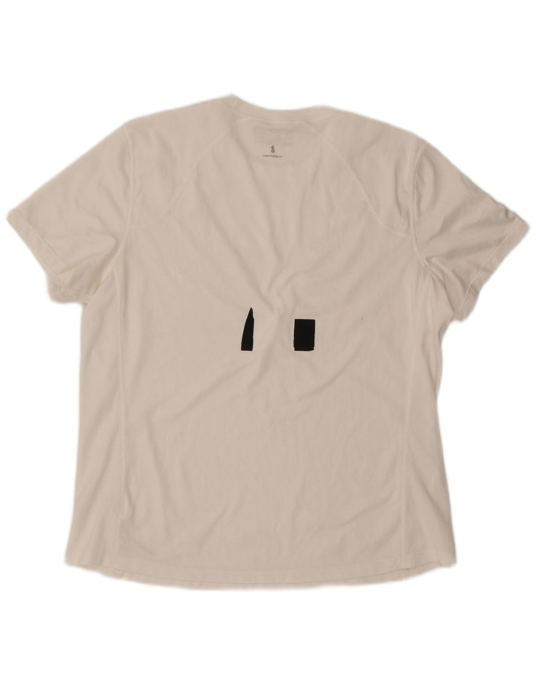 New Balance T-Shirt Homme Top XL Blanc Colorblock Polyester