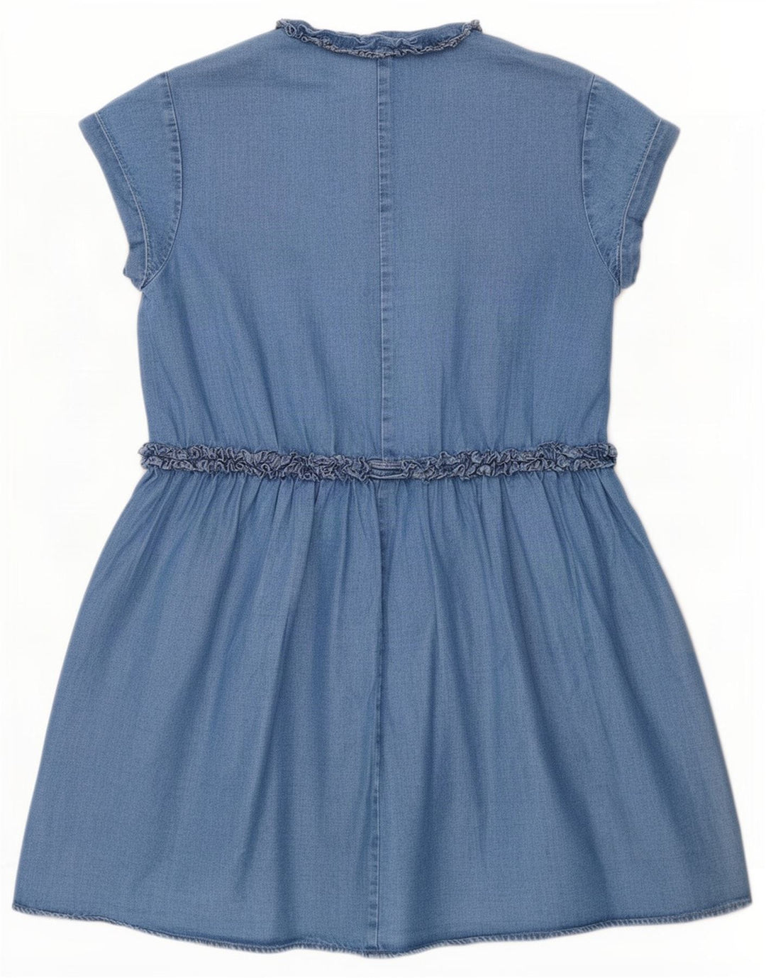 Zara Robe en jean pour femme UK 10 Petit Bleu