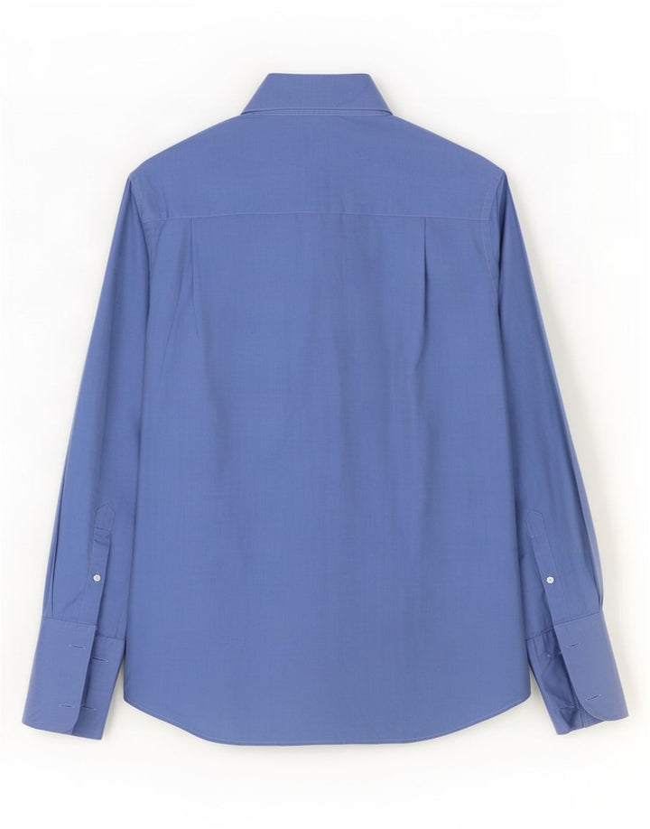 Armani Chemise formelle pour homme Taille 42 16 1/2 Grand Bleu