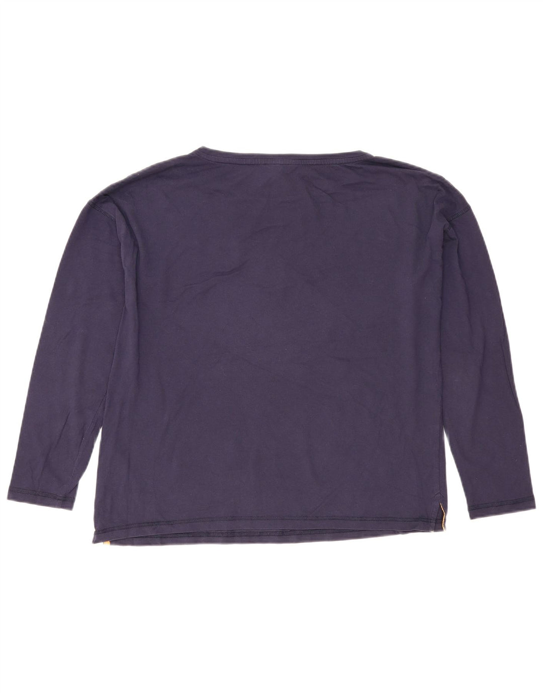 Joules Haut oversize à manches longues pour femme UK 10 Small Bleu marine Coton