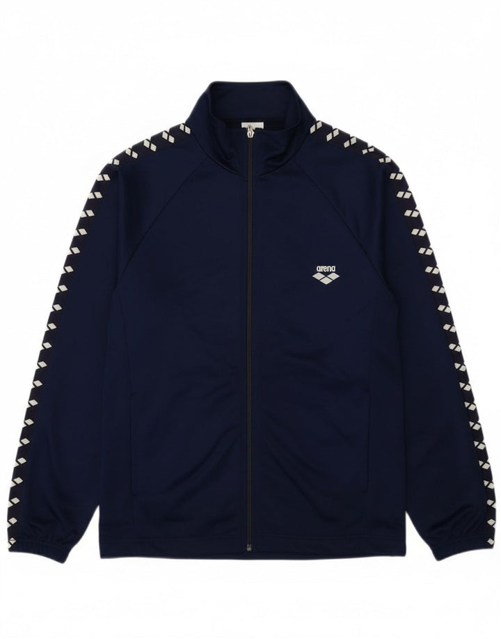Arena Veste de Survêtement Graphique Homme Petit Bleu Marine