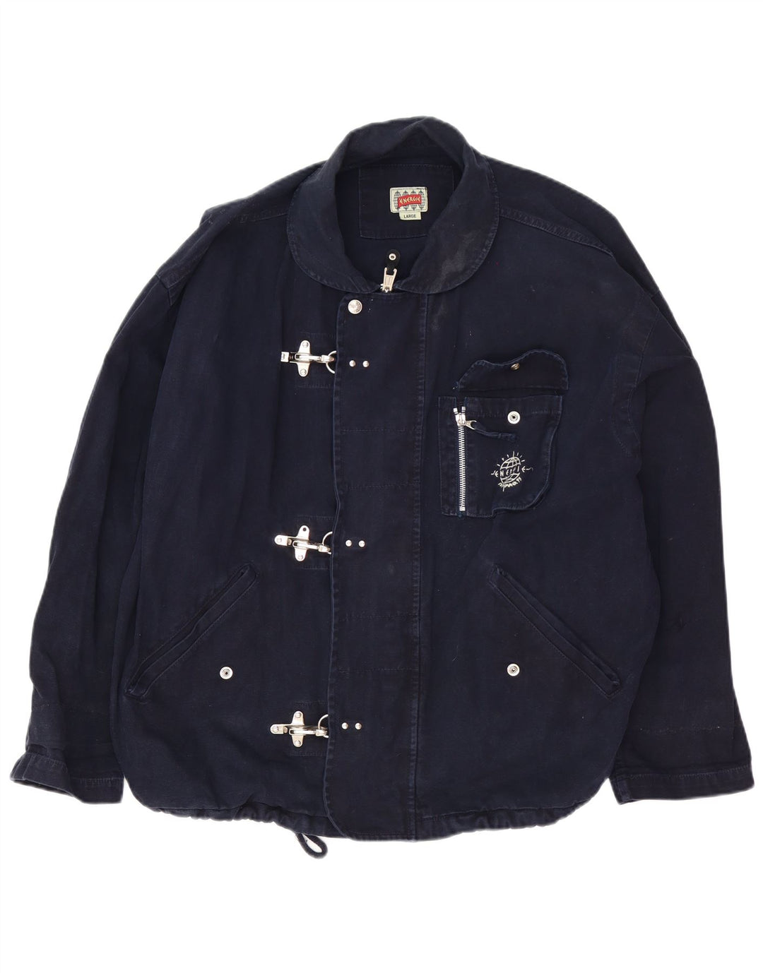 Energie Veste utilitaire coupe ample pour homme UK 40 Large Bleu marine