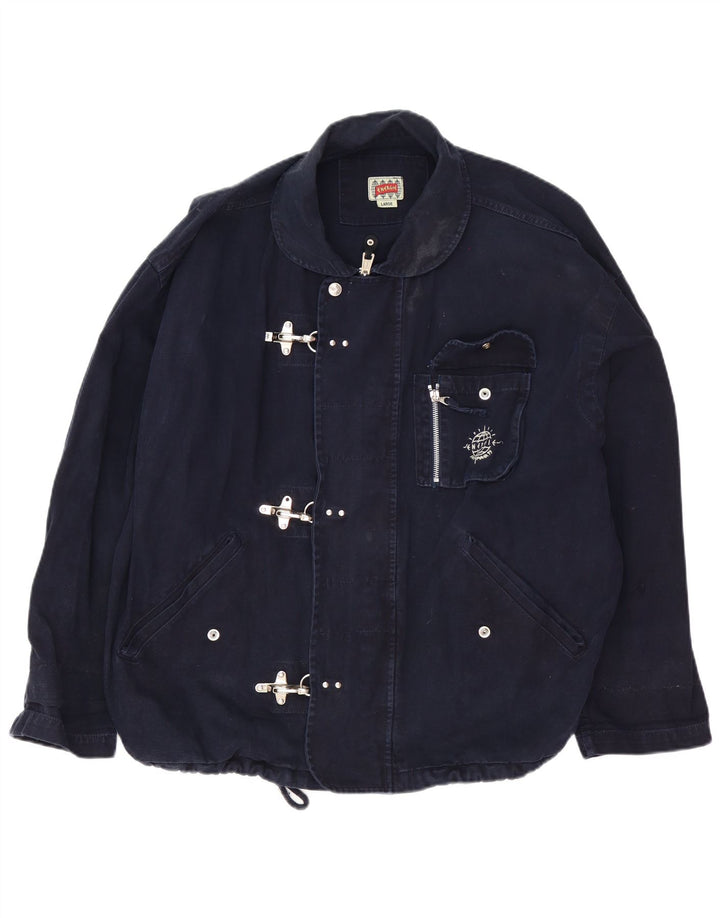 Energie Veste utilitaire coupe ample pour homme UK 40 Large Bleu marine