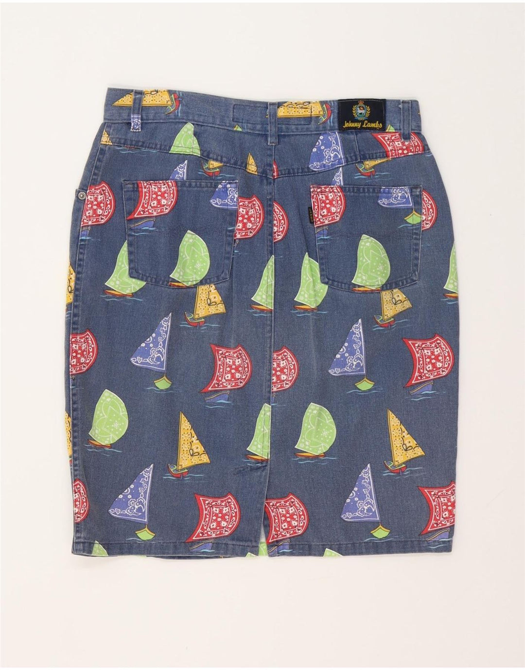 JOHNNY LAMBS Jupe en jean yachting pour femme IT 50 XL W32 Bleu