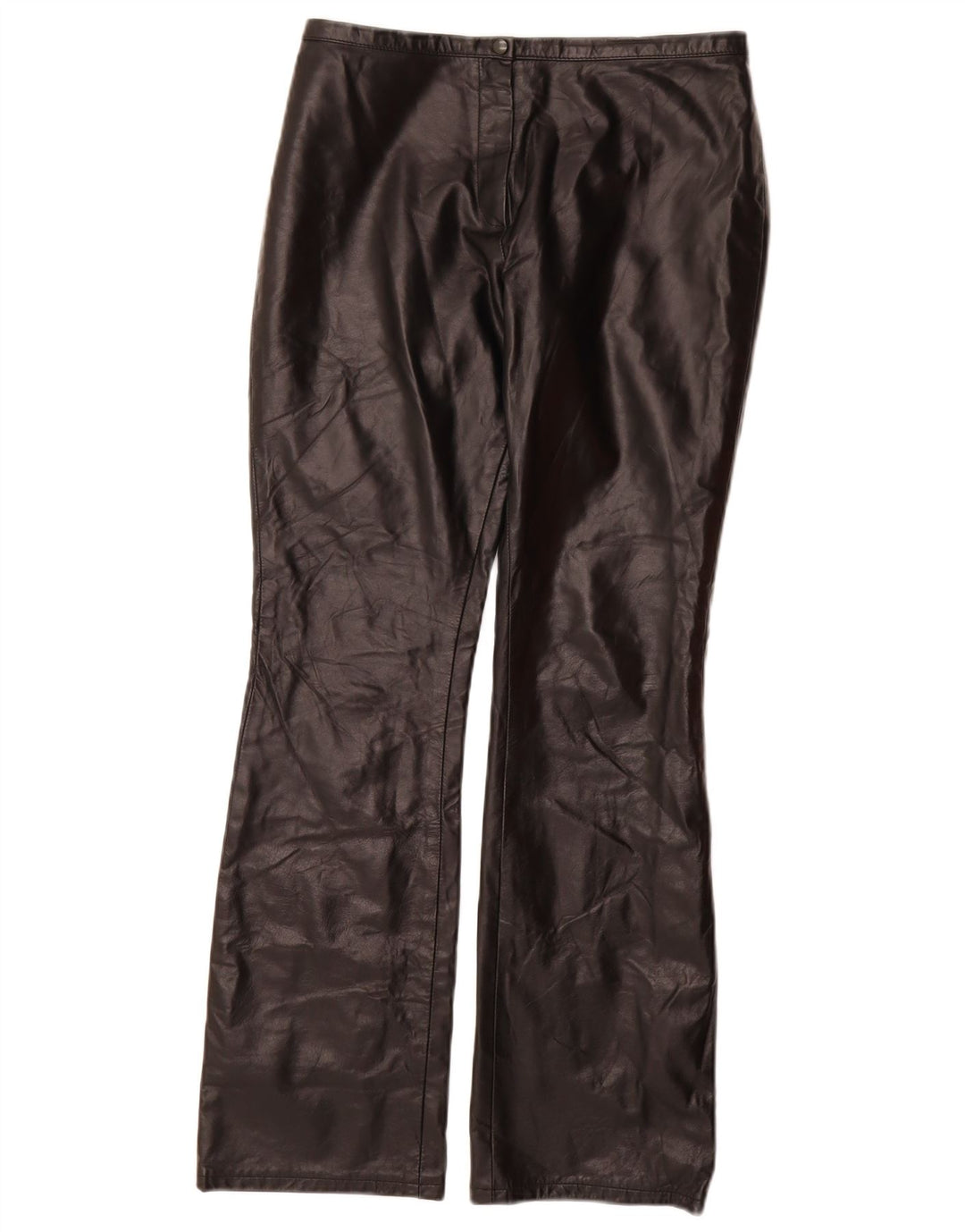 VINTAGE Pantalon décontracté bootcut femme US 9 Medium W28 L30 Noir