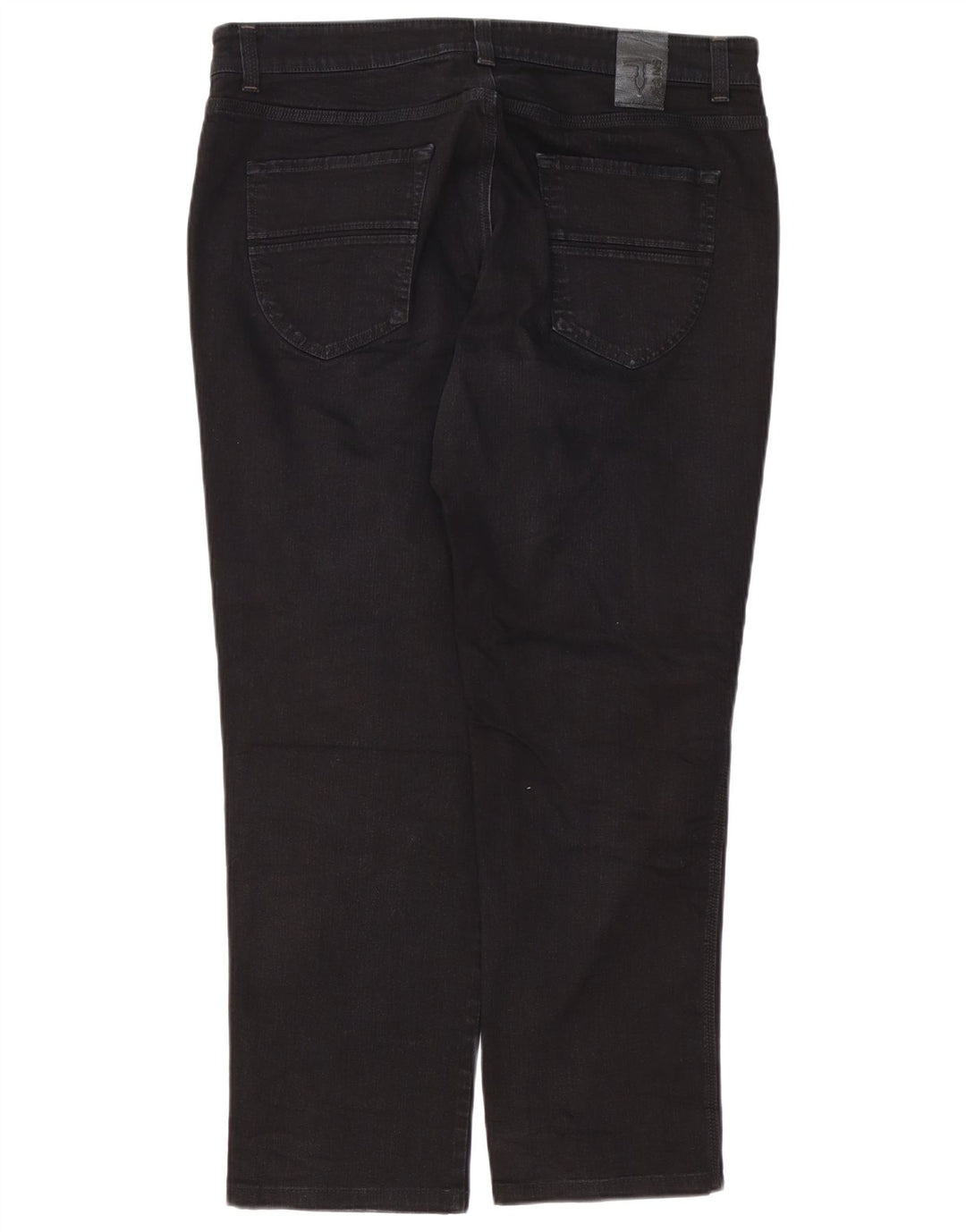 Trussardi Jean Droit W40 L30 Noir Coton Homme