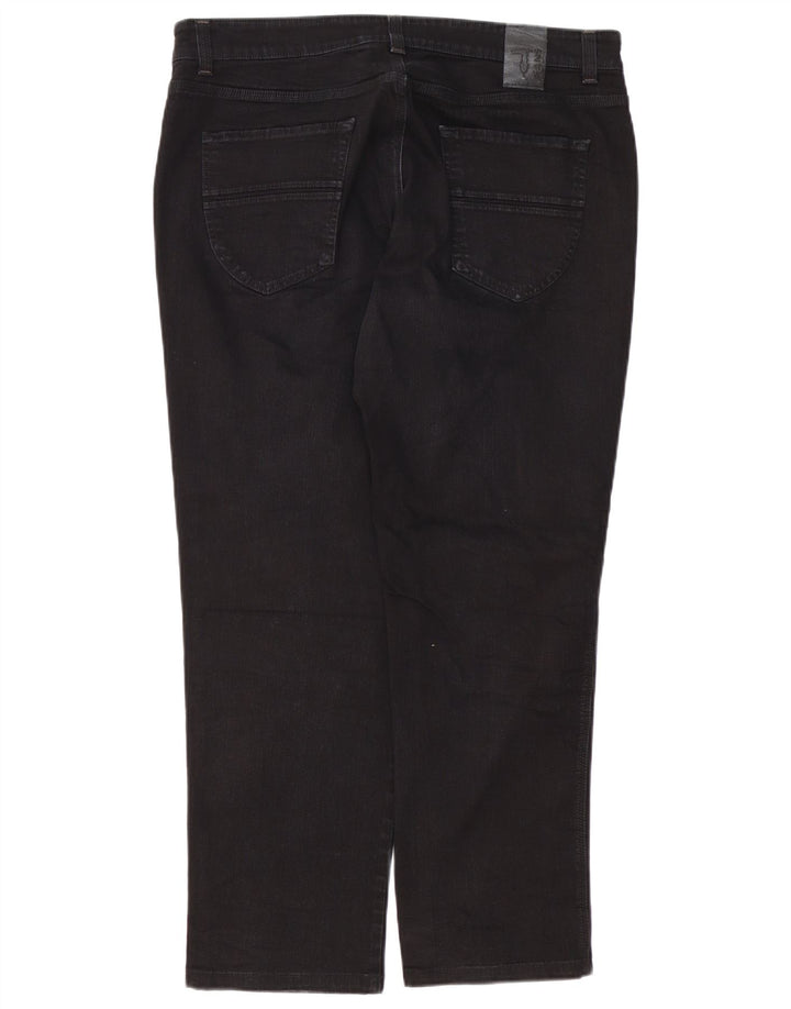 Trussardi Jean Droit W40 L30 Noir Coton Homme