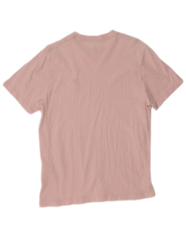 Nike T-Shirt Homme Rose Moyen Coton