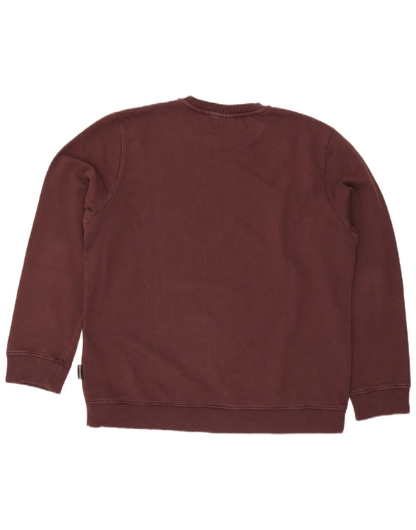 Napapijri Sweat-shirt Geographic pour homme 2XL en coton marron