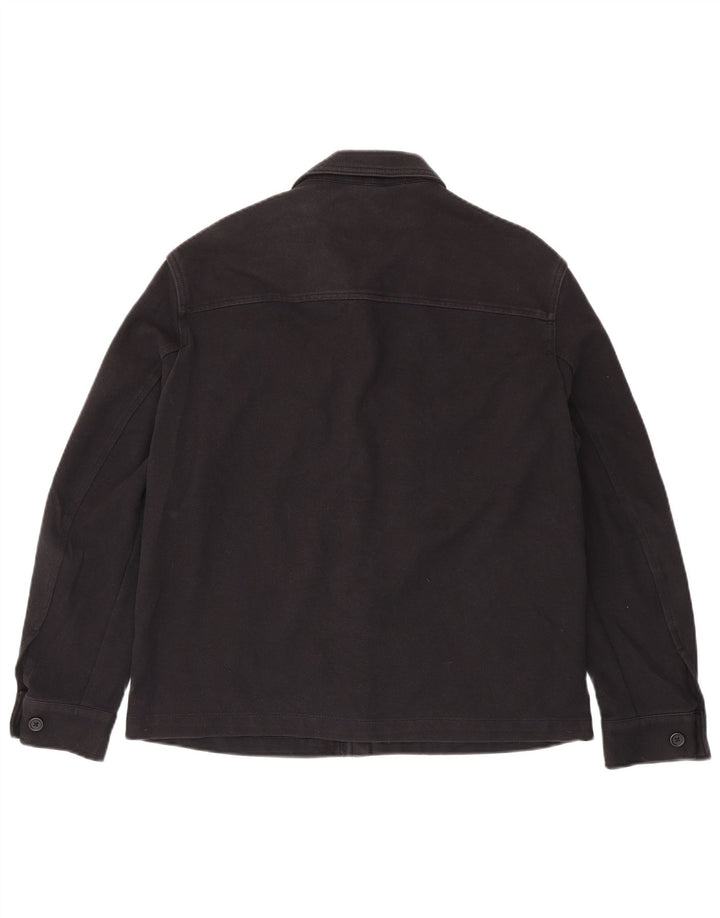 Zara Veste utilitaire pour homme UK 38 Coton noir moyen
