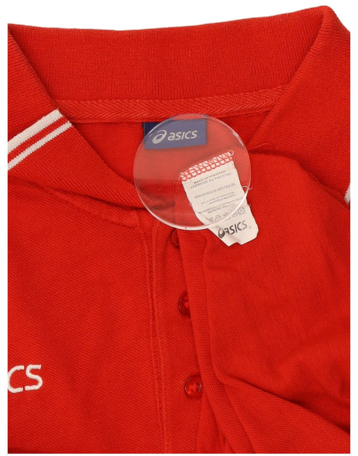 Asics Polo Homme 3XL Rouge Coton
