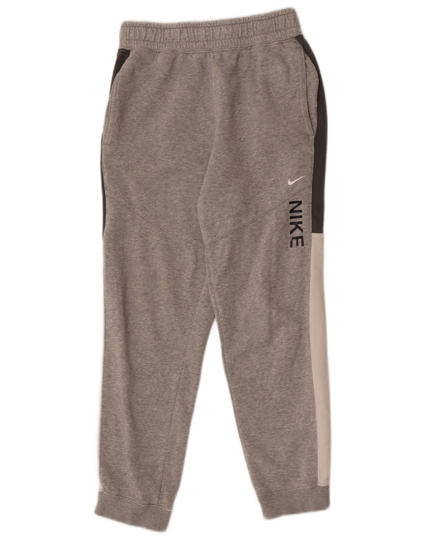 Nike Pantalon de survêtement pour garçon 12-13 ans Large Gris Colorblock