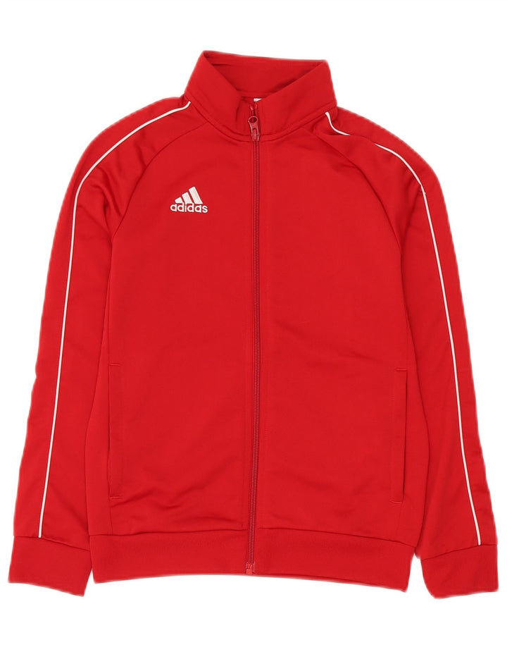 Veste de survêtement Adidas Garçon 9-10 ans Rouge Polyester