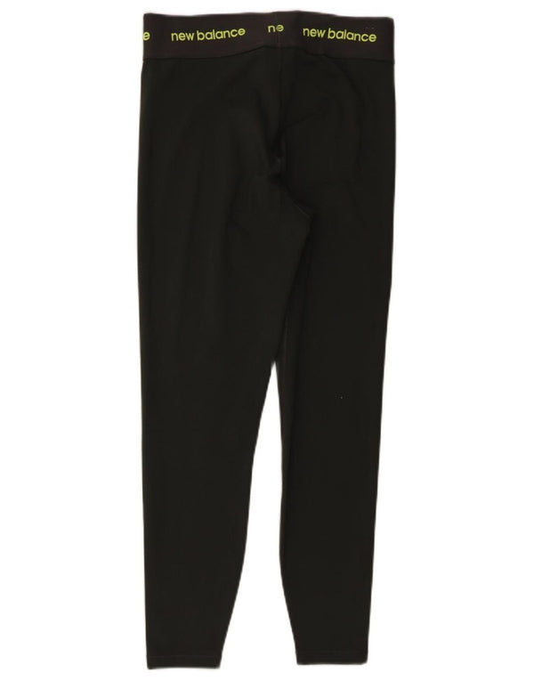 NEW BALANCE Leggings graphiques pour femmes UK 12 Polyester kaki moyen