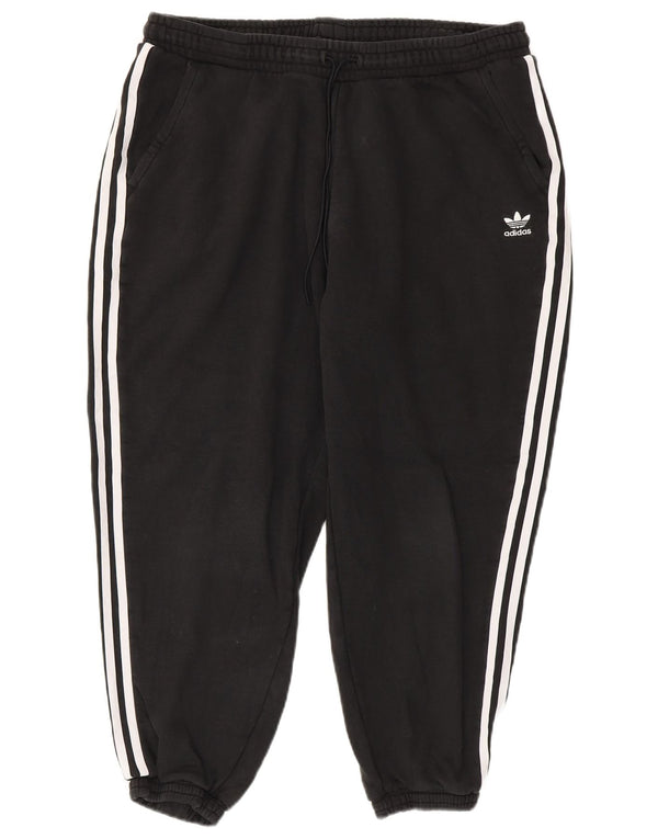 Adidas Pantalon de survêtement pour femme Joggers UK 20/22 XL Noir Coton