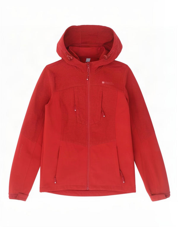Mountain Warehouse Veste coupe-vent à capuche pour femme UK 10 Small Rouge