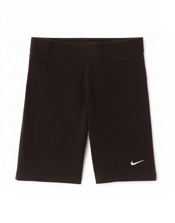 Nike Short de sport pour femme UK 12 en coton noir moyen
