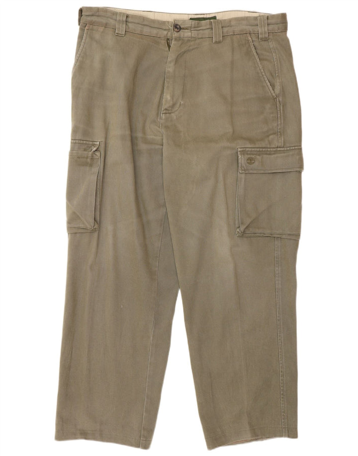 Timberland Pantalon Cargo Droit Homme W36 L27 Coton Beige