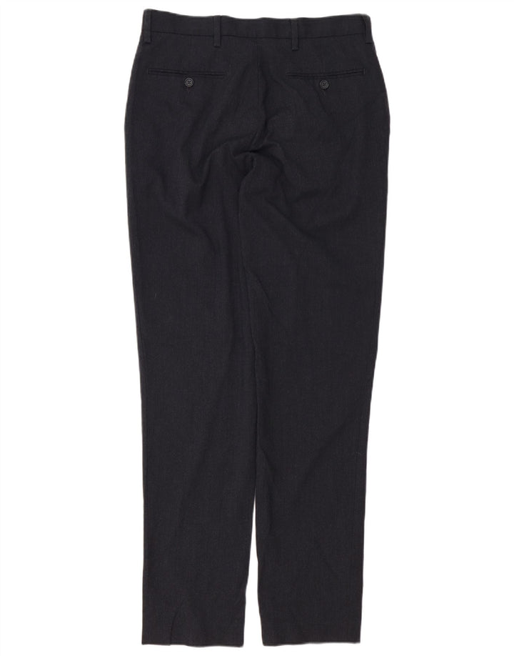 Marks & Spencer Pantalon Chino Slim Homme W32 L33 Gris Polyester