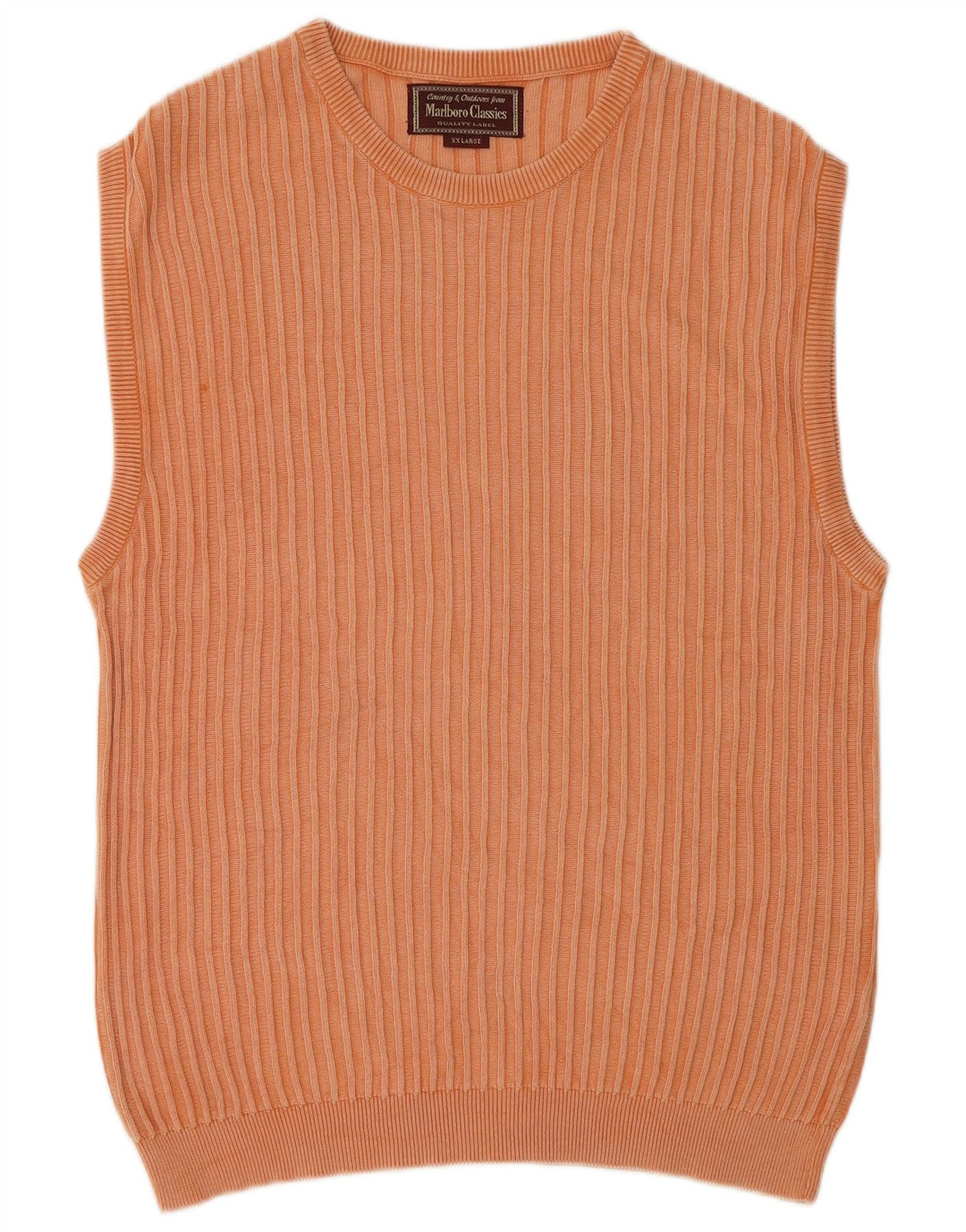 MARLBORO CLASSICS Débardeur Homme 2XL Orange Coton