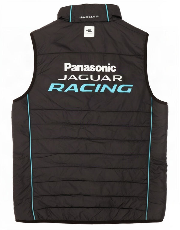 Puma Gilet rembourré graphique pour homme UK 38 Medium Noir Nylon