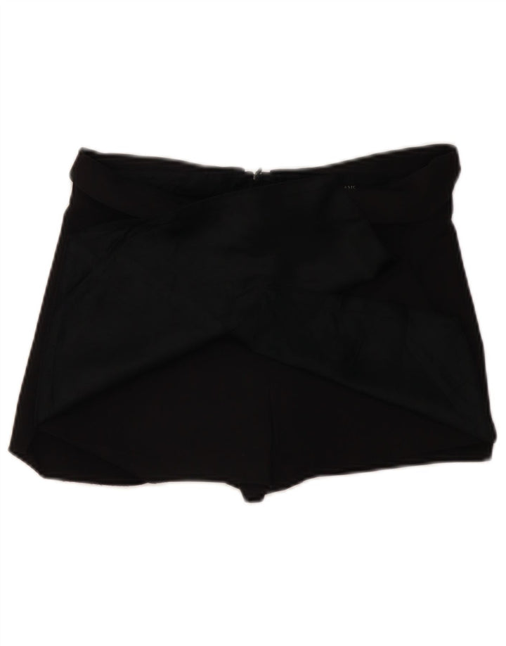 ZARA Femme Jupe-short UK 8 Small Acétate Noir