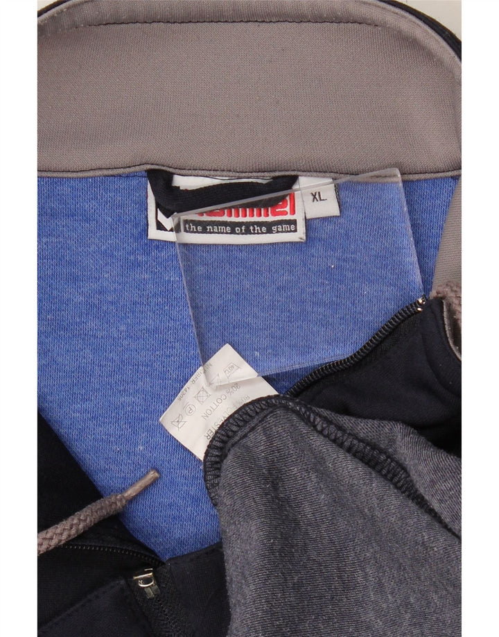 HUMMEL Veste de Survêtement Homme XL Bleu Colorblock Polyester