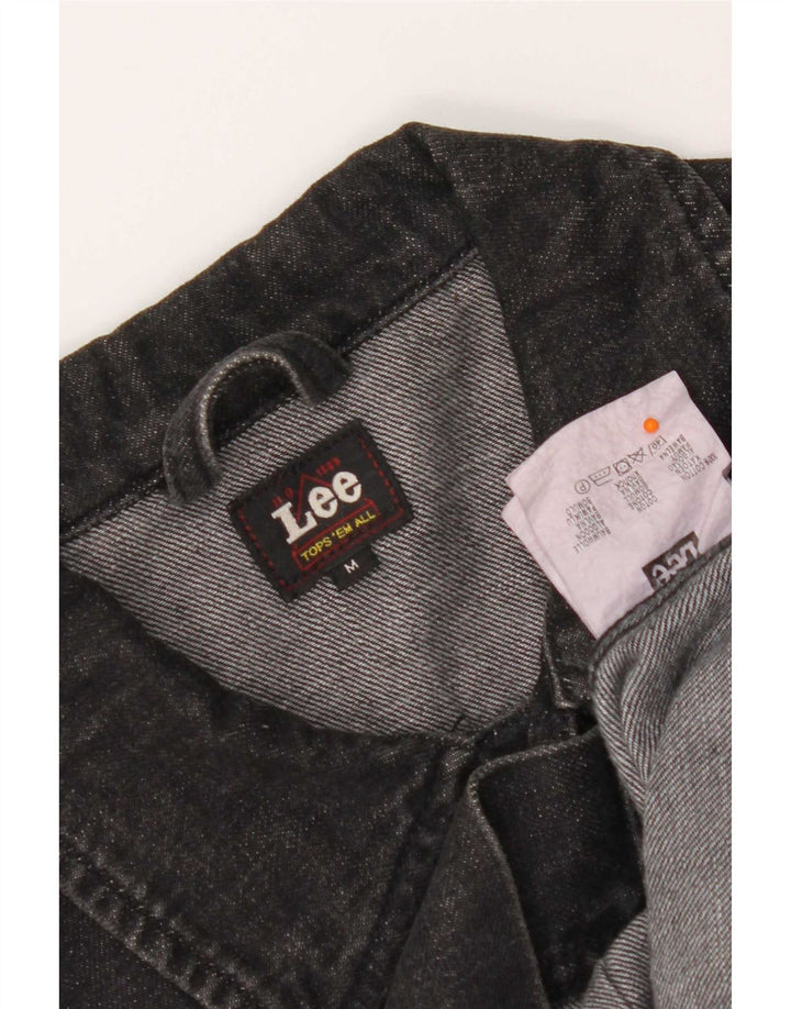 Lee Veste en jean pour homme UK 38 Coton noir moyen