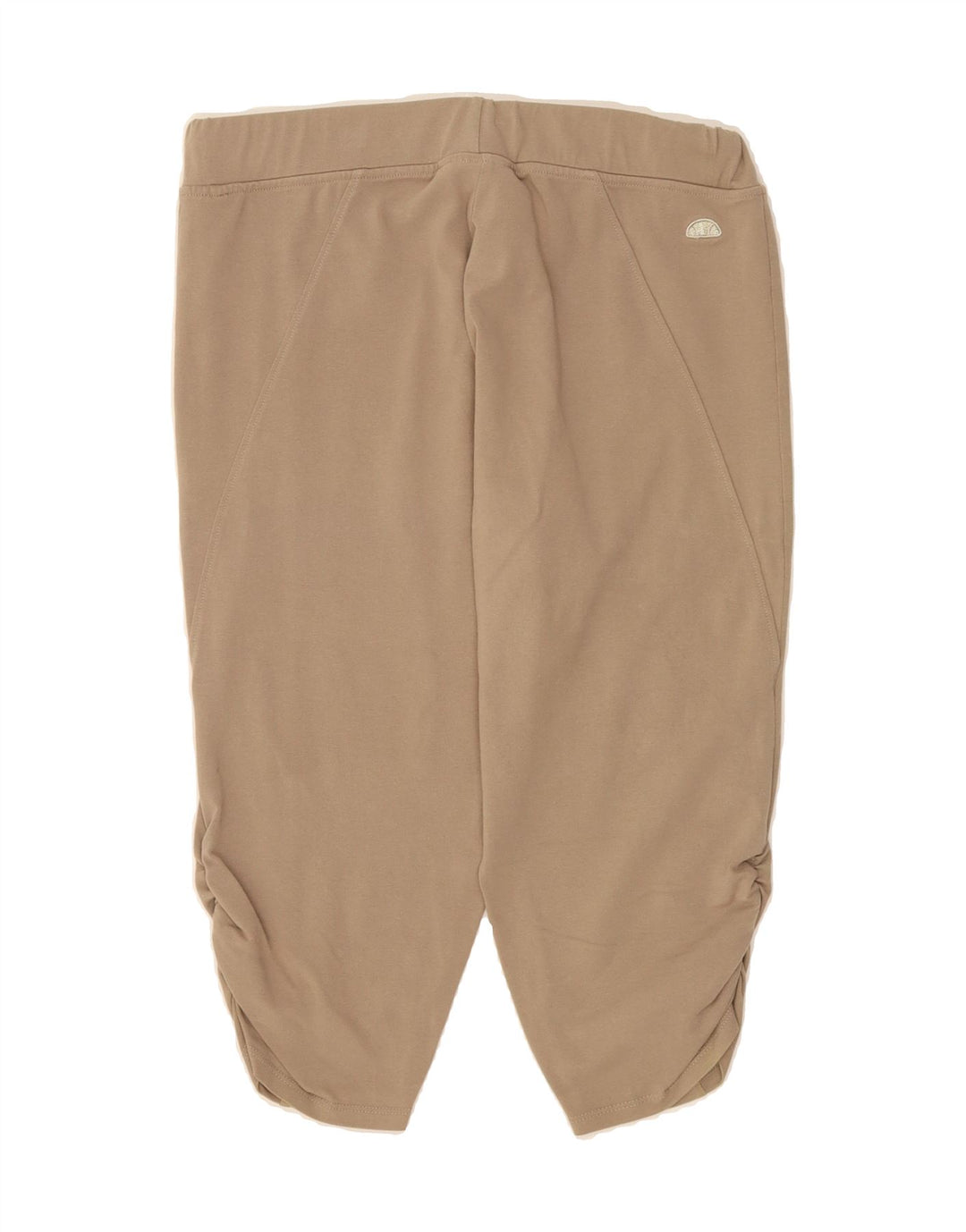 ELLESSE Womens Capri Tracksuit Trousers UK 12 Medium  Beige Cotton Vintage Ellesse and Second-Hand Ellesse from Messina Hembry 